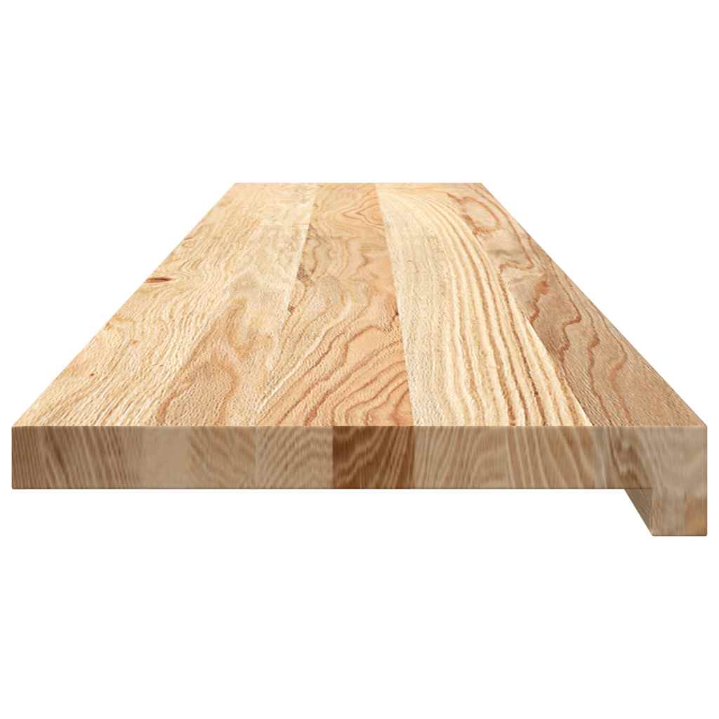 Gradini 20 pz 120x30x2 cm in Rovere Massello Non Trattato