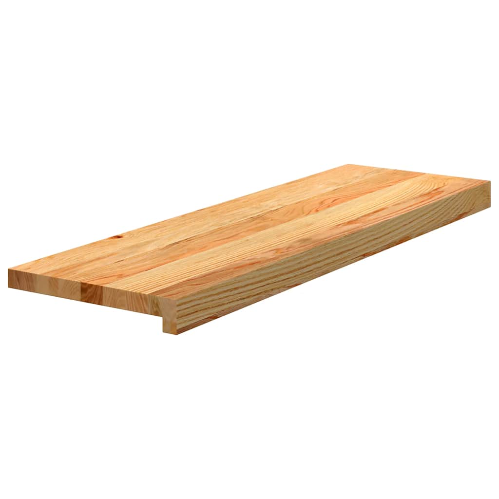 Gradini 4 pz Marrone Chiaro 80x30x2 cm Legno Massello Rovere