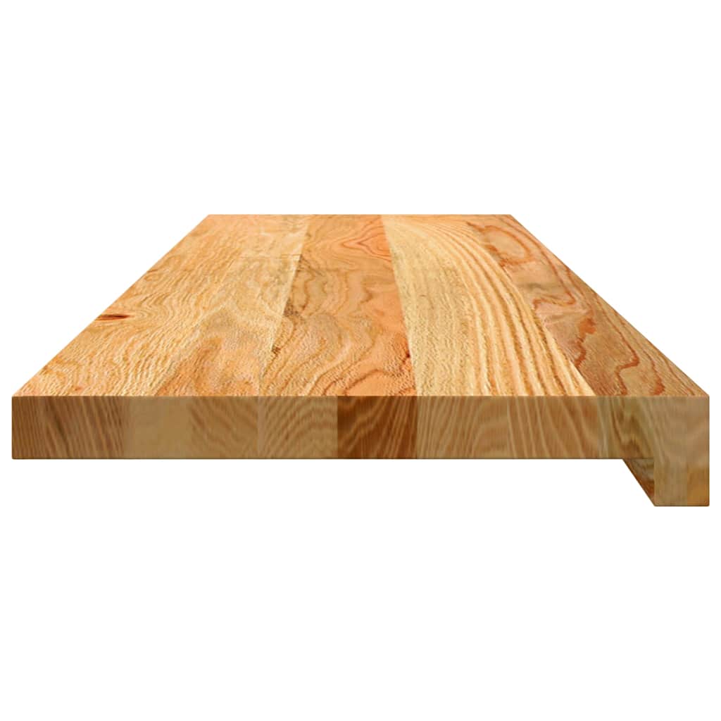 Gradini 4 pz Marrone Chiaro 90x30x2 cm Legno Massello Rovere