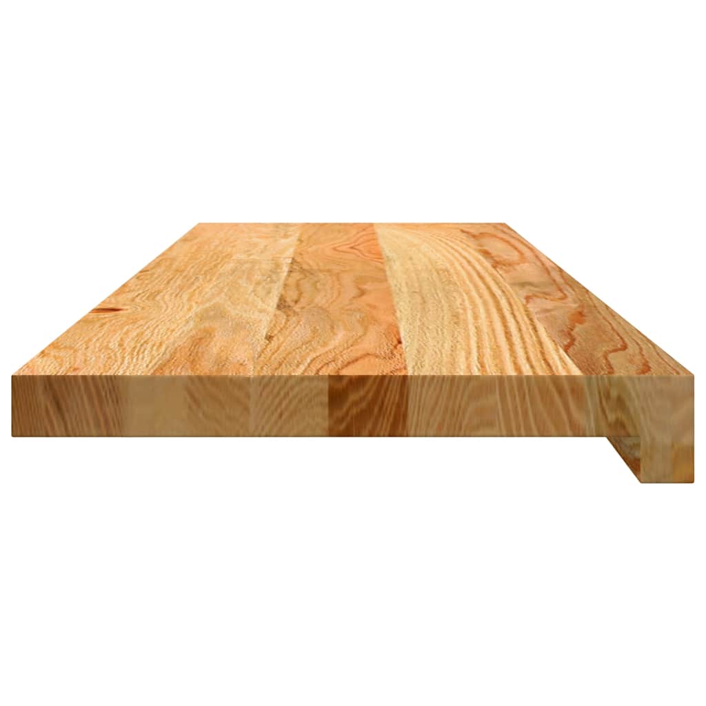 Gradini 8 pz Marrone Chiaro 80x25x2 cm Legno Massello Rovere