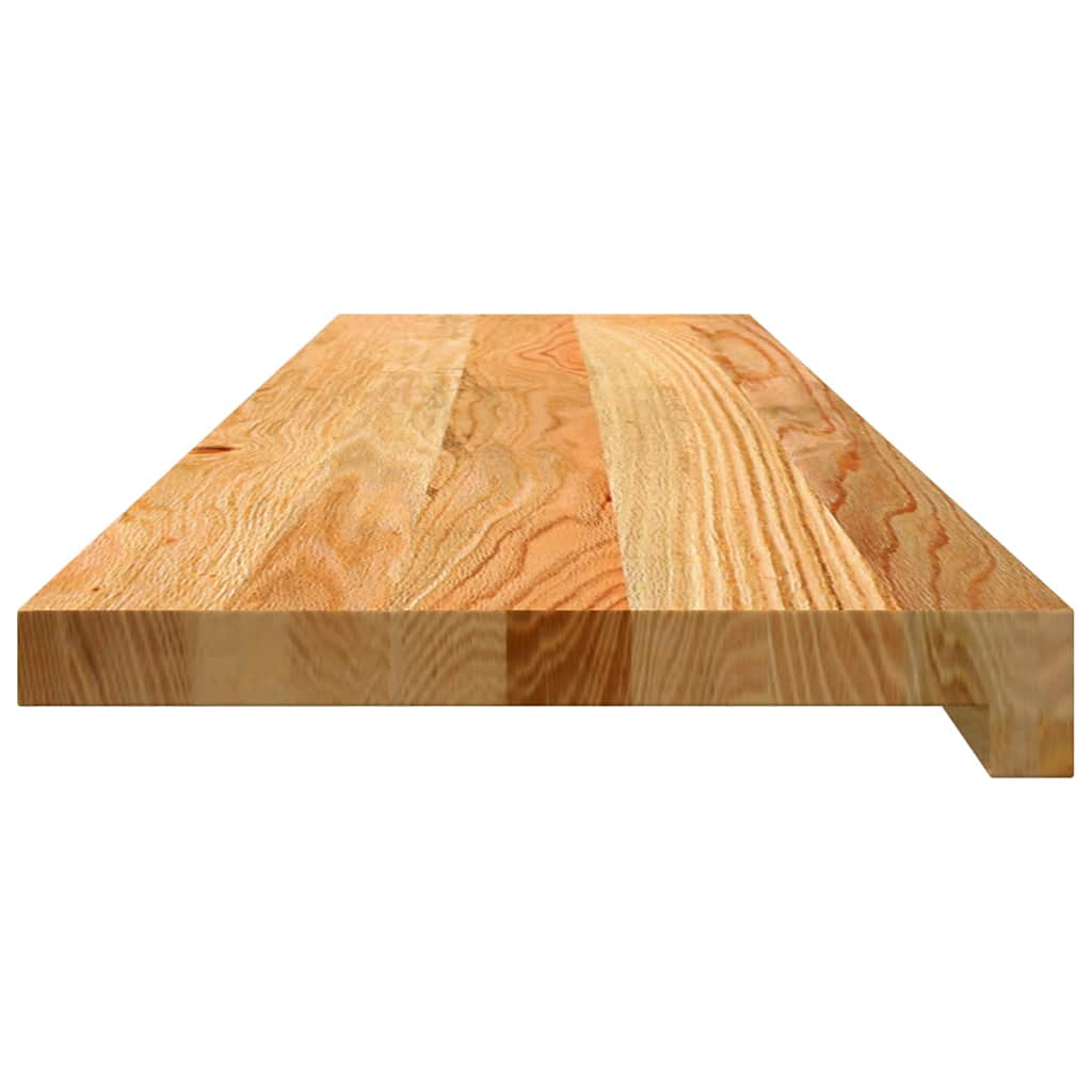 Gradini 8 pz Marrone Chiaro 100x25x2 cm Legno Massello Rovere