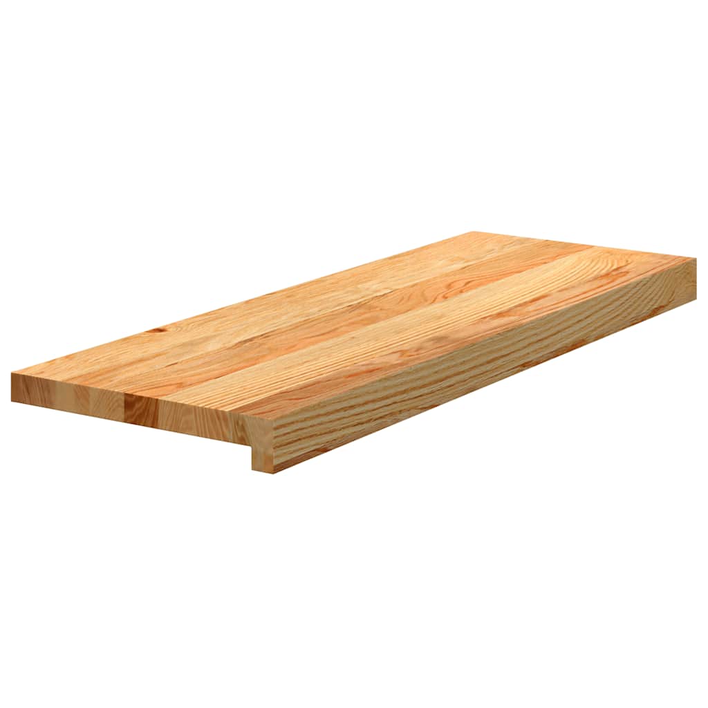 Gradini 8 pz Marrone Chiaro 70x30x2 cm Legno Massello Rovere