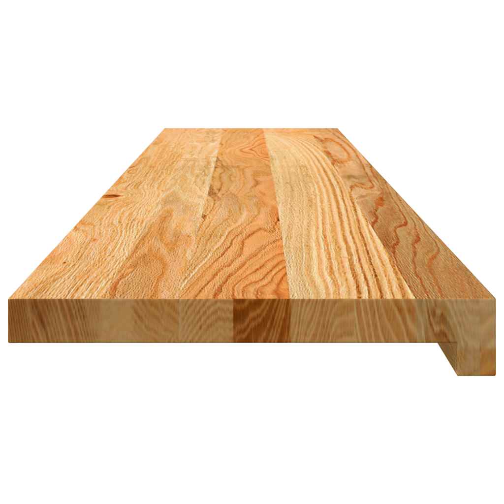 Gradini 8 pz Marrone Chiaro 120x30x2 cm Legno Massello Rovere