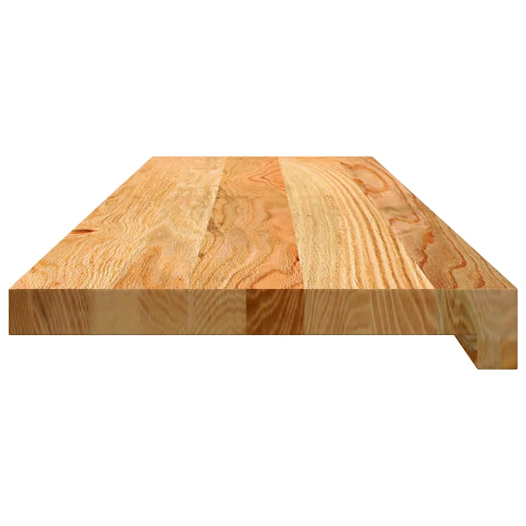 Gradini 12 pz Marrone Chiaro 90x30x2 cm Legno Massello Rovere