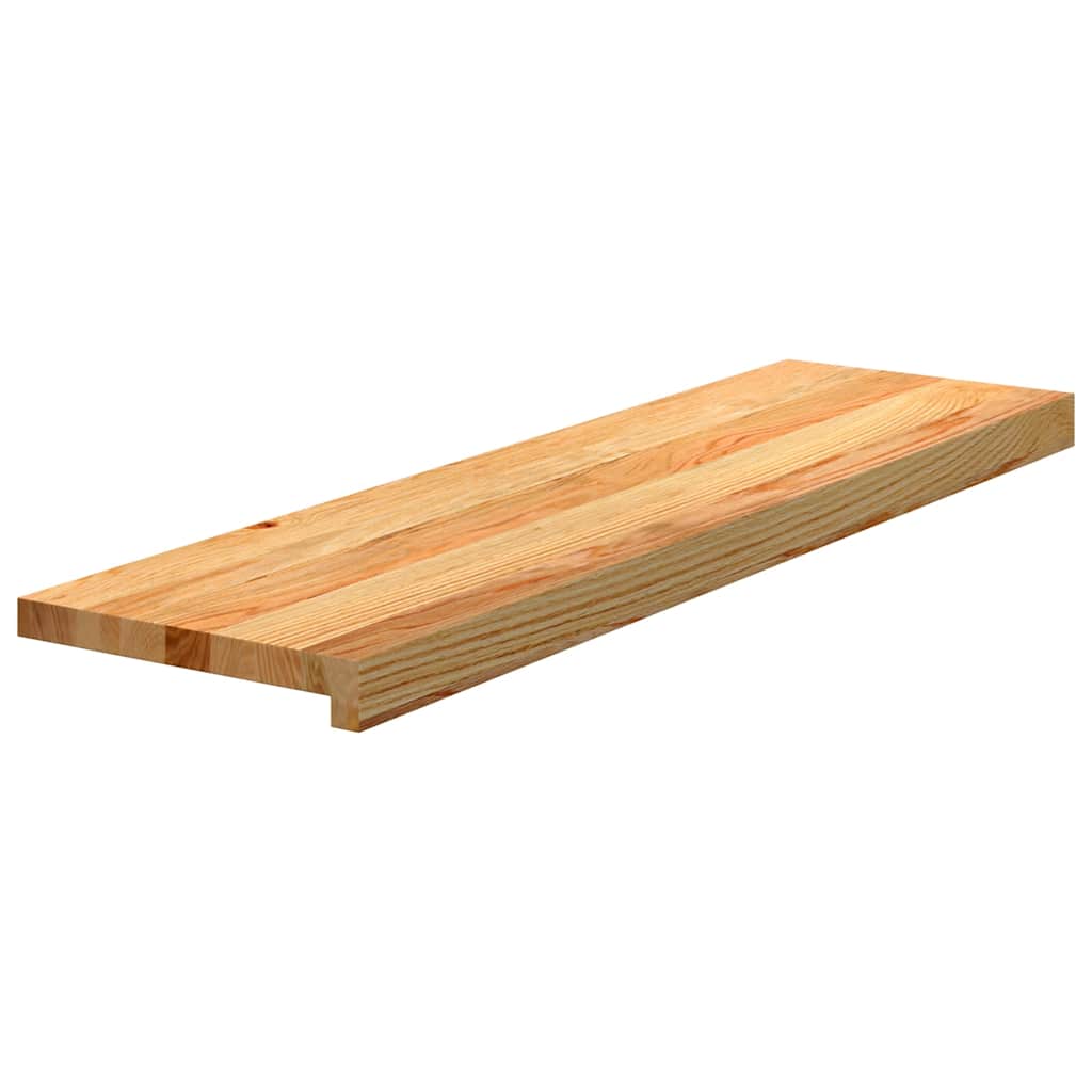 Gradini 16 pz Marrone Chiaro 90x30x2 cm Legno Massello Rovere