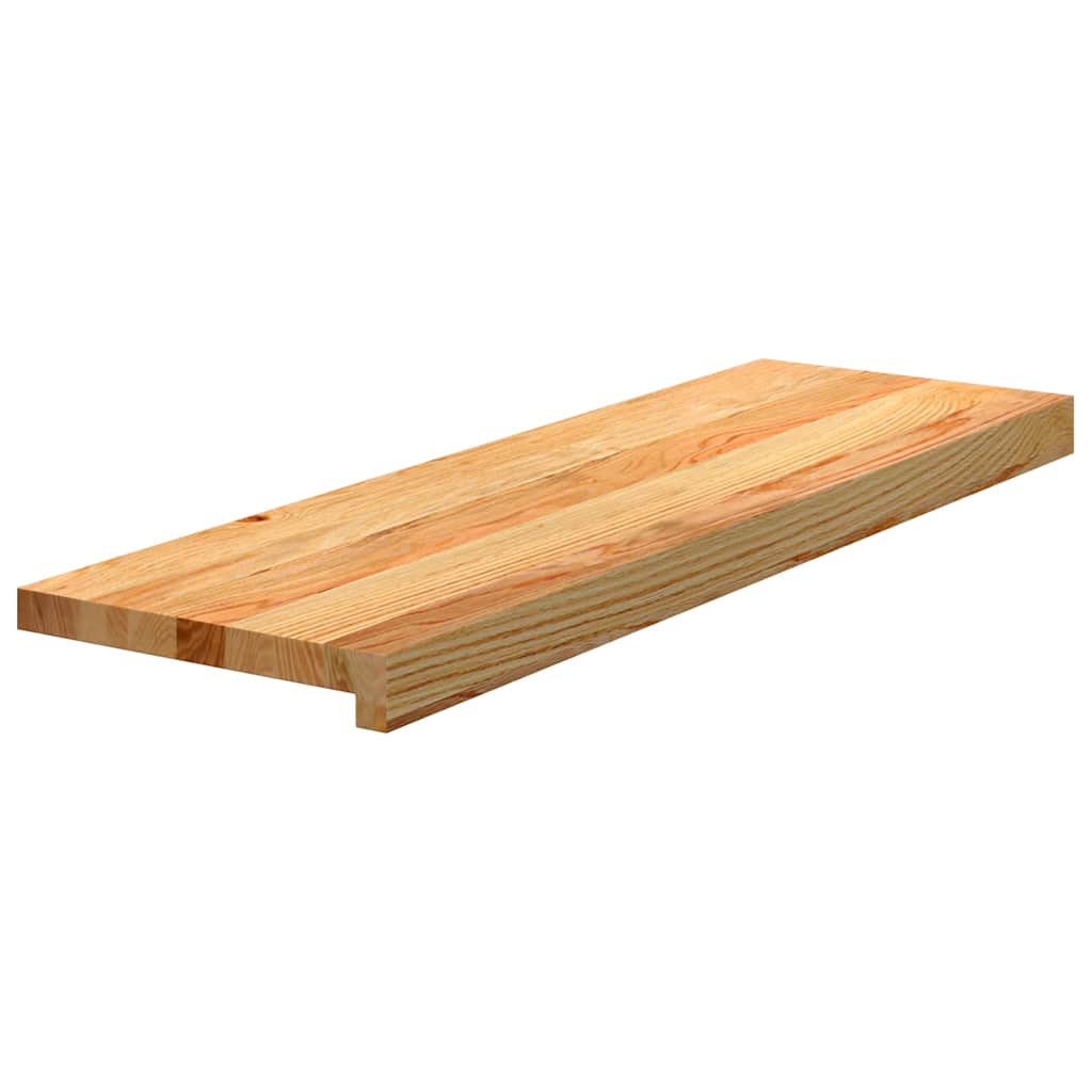 Gradini 20 pz Marrone Chiaro 80x25x2 cm Legno Massello Rovere