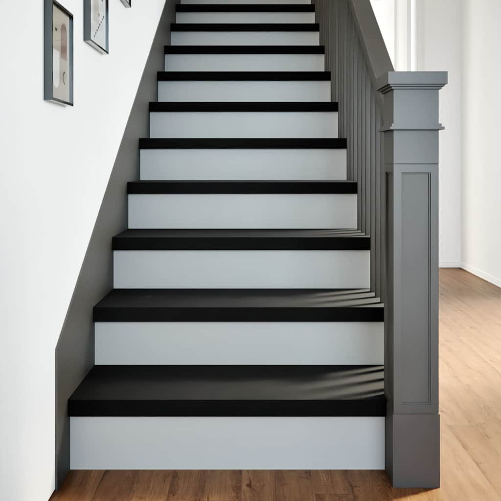 Gradini 4 pz Marrone Scuro 70x25x2 cm Legno Massello Rovere