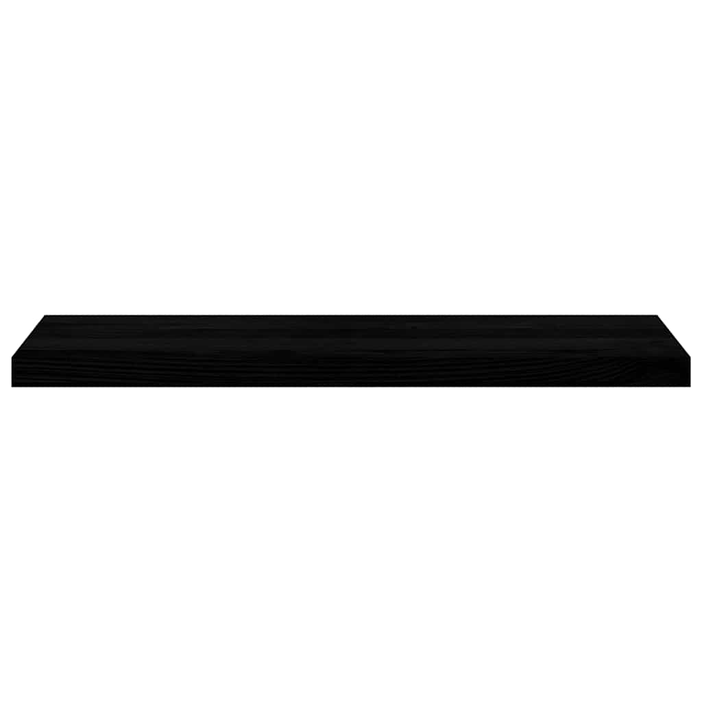 Gradini 4 pz Marrone-nero 90x25x2 cm Legno Massello Rovere
