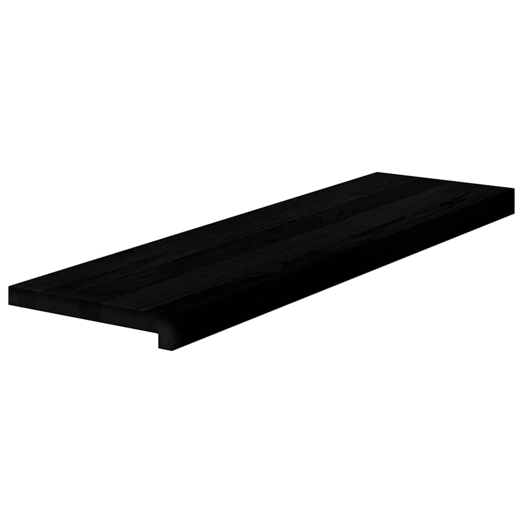 Gradini 4 pz Marrone Scuro 90x30x2 cm Legno Massello Rovere