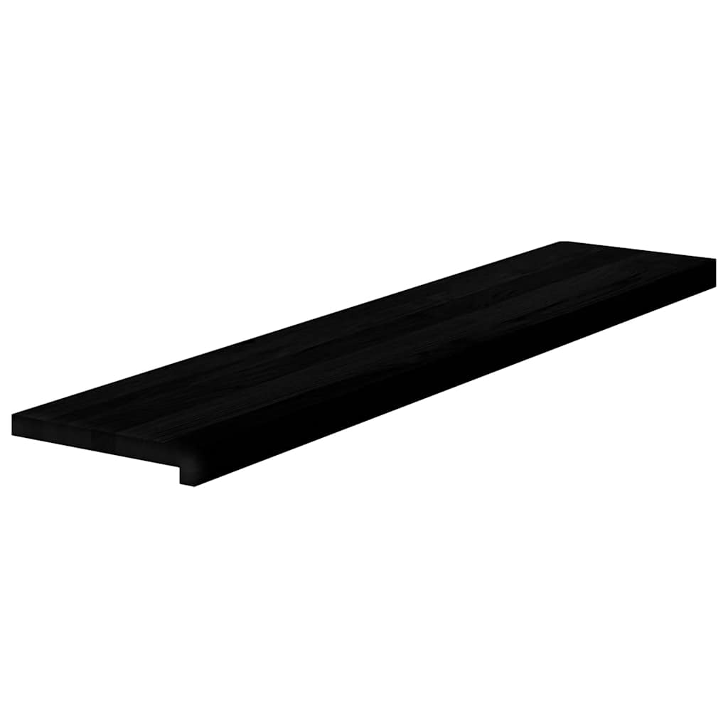 Gradini 4 pz Marrone Scuro 120x30x2 cm Legno Massello Rovere
