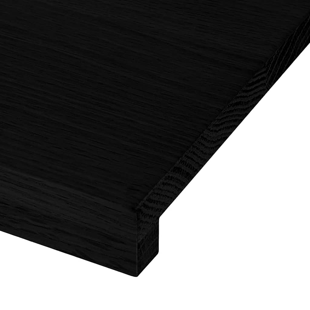 Gradini 8 pz Marrone Scuro 80x30x2 cm Legno Massello Rovere