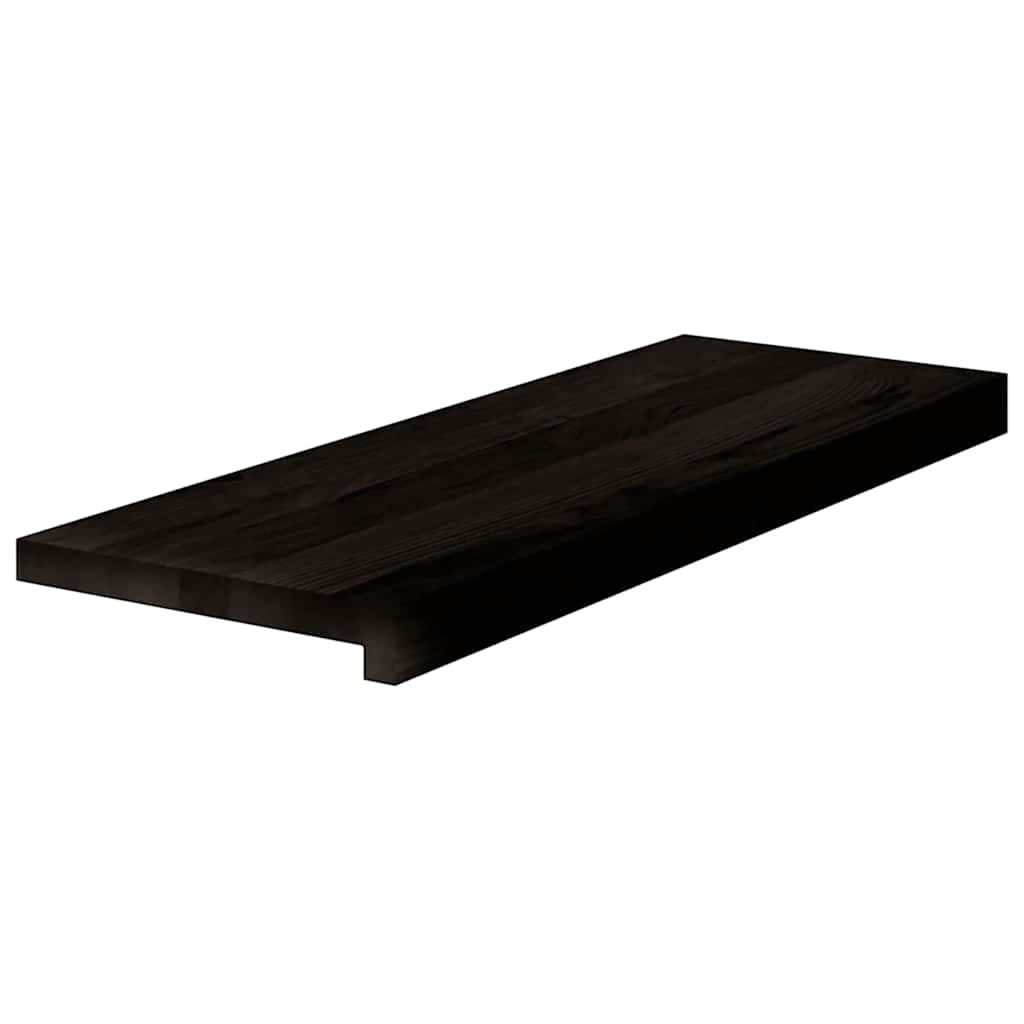 Gradini 12 pz Marrone Scuro 70x25x2 cm Legno Massello Rovere