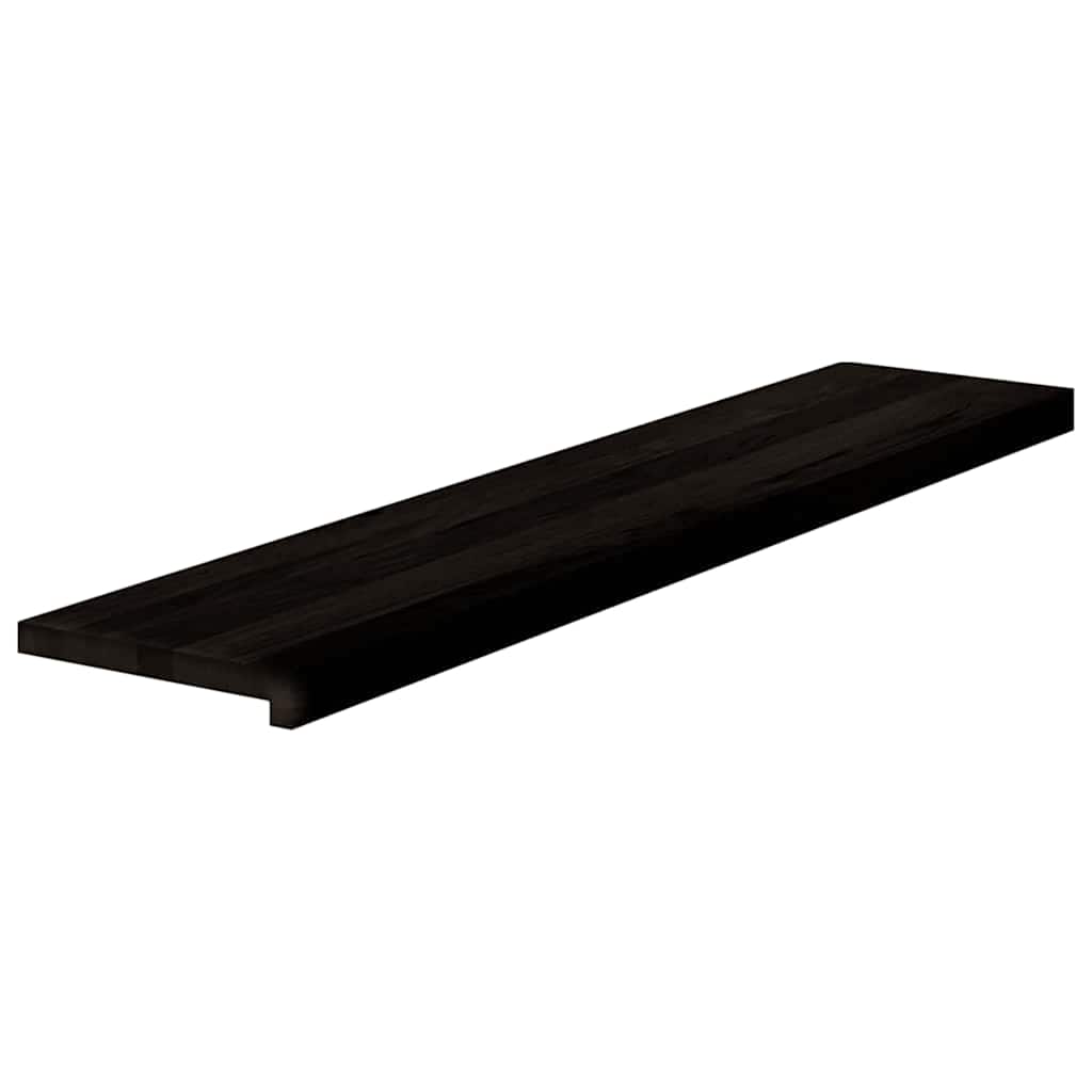 Gradini 12 pz Marrone Scuro 120x25x2 cm Legno Massello Rovere