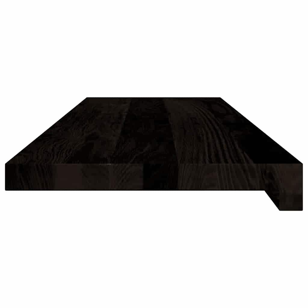 Gradini 12 pz Marrone-nero 80x30x2 cm Legno Massello Rovere