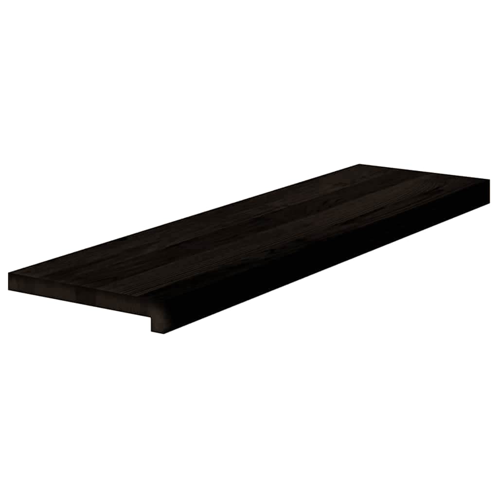 Gradini 12 pz Marrone Scuro 90x30x2 cm Legno Massello Rovere