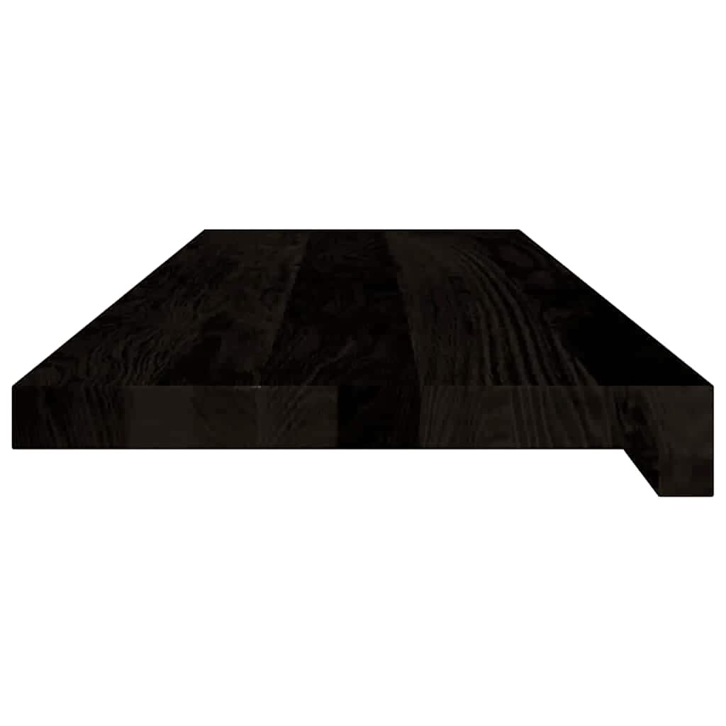 Gradini 16 pz Marrone-nero 80x25x2 cm Legno Massello Rovere