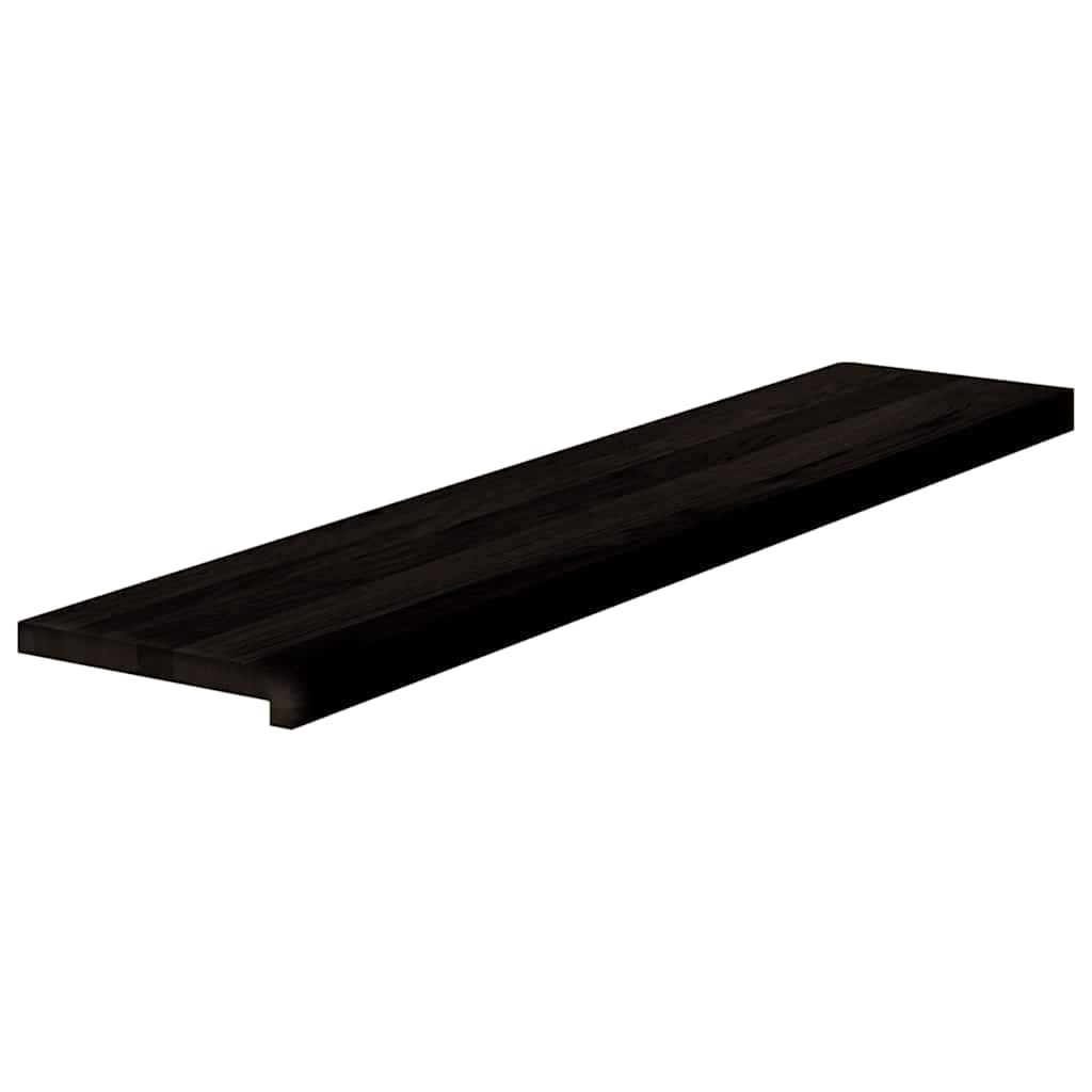 Gradini 16 pz Marrone Scuro 120x25x2 cm Legno Massello Rovere