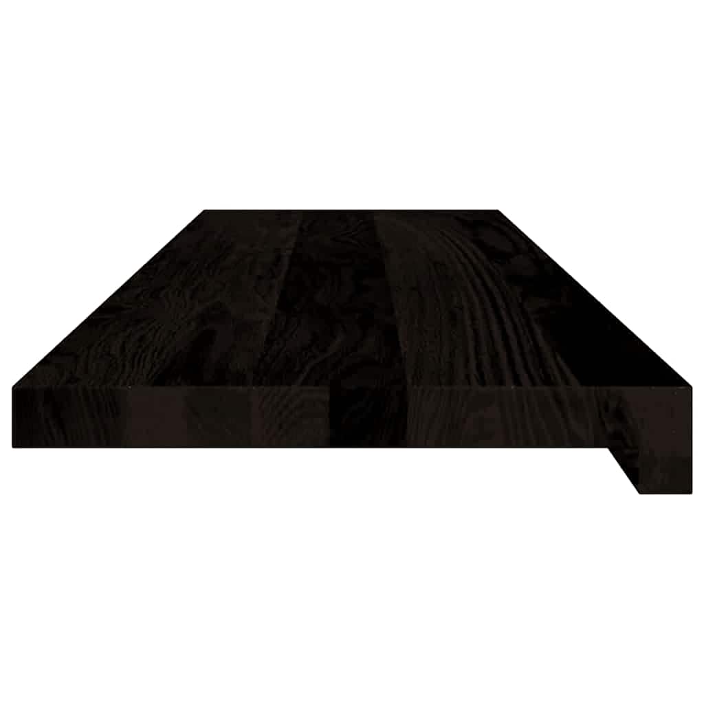 Gradini 16 pz Marrone-nero 90x30x2 cm Legno Massello Rovere