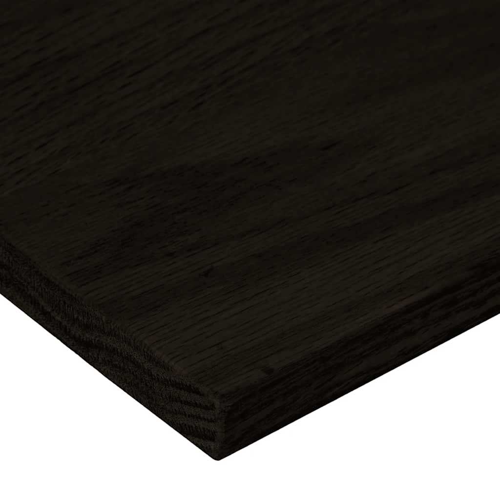 Gradini 16 pz Marrone-nero 120x30x2 cm Legno Massello Rovere