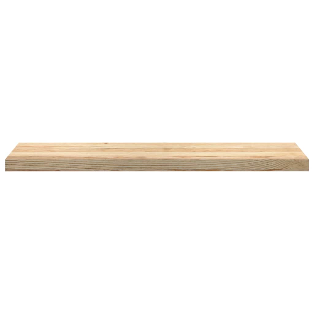 Gradini 2 pz 100x25x2 cm in Rovere Massello Non Trattato