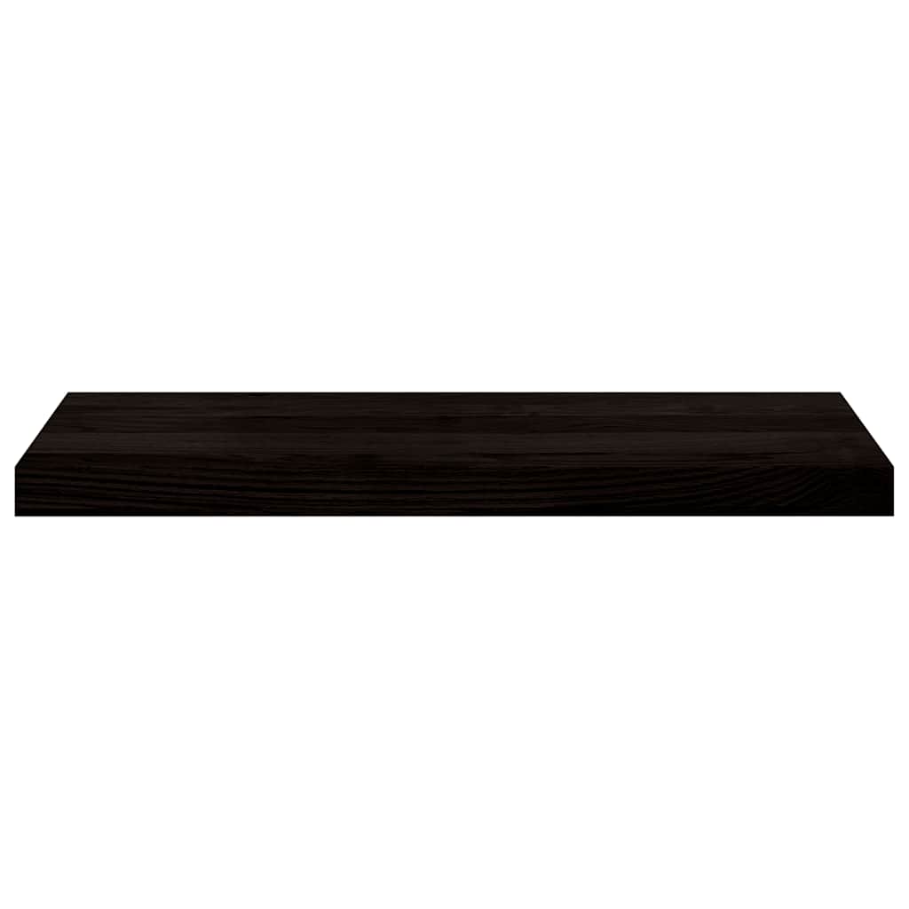 Gradini 2 pz Marrone-nero 70x30x2 cm Legno Massello Rovere