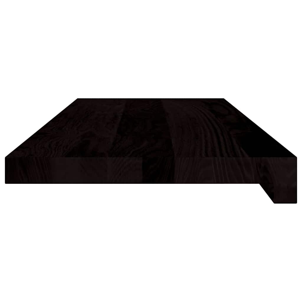 Gradini 2 pz Marrone-nero 70x30x2 cm Legno Massello Rovere