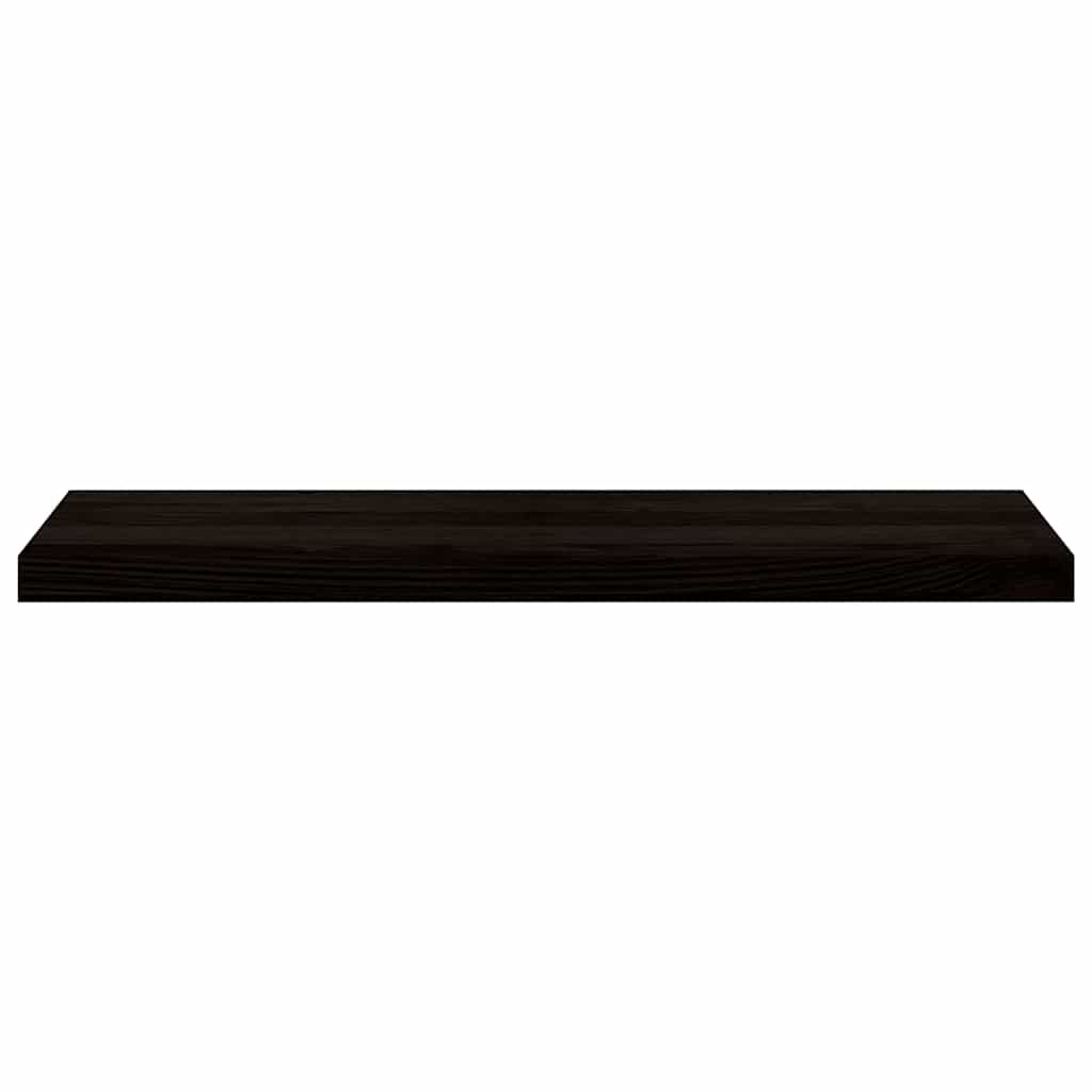 Gradini 2 pz Marrone-nero 90x30x2 cm Legno Massello Rovere