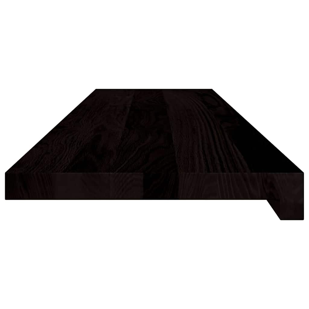 Gradini 2 pz Marrone Scuro 100x30x2 cm Legno Massello Rovere