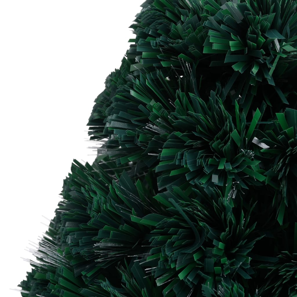Albero di Natale Preilluminato con Supporto e LED 64 cm Fibra Ottica