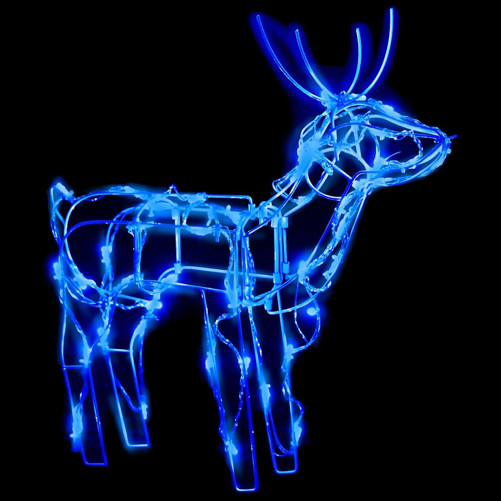 Decorazioni di Natale a Forma di Renne 3 pz 229 LED