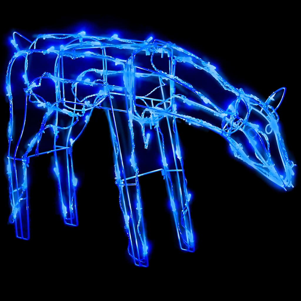 Decorazioni di Natale a Forma di Renne 3 pz 229 LED