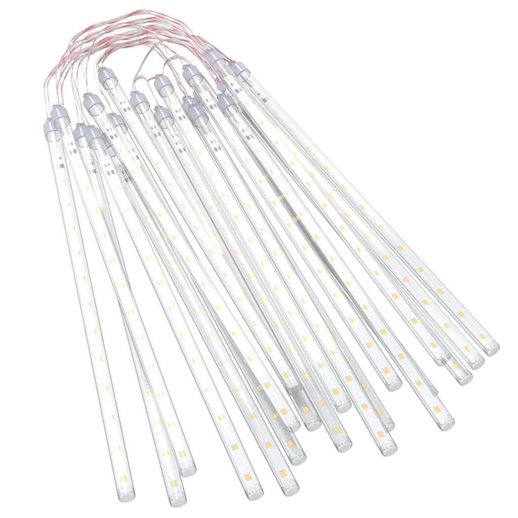 Luci Meteoriche 20 pz 30cm Bianco Caldo 480 LED Interni Esterni