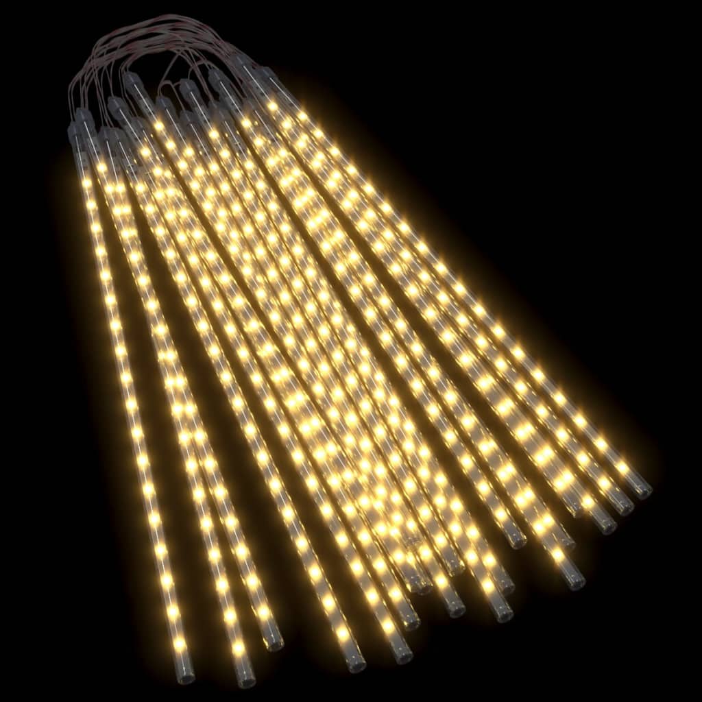 Luci Meteoriche 20 pz 50cm Bianco Caldo 720 LED Interni Esterni