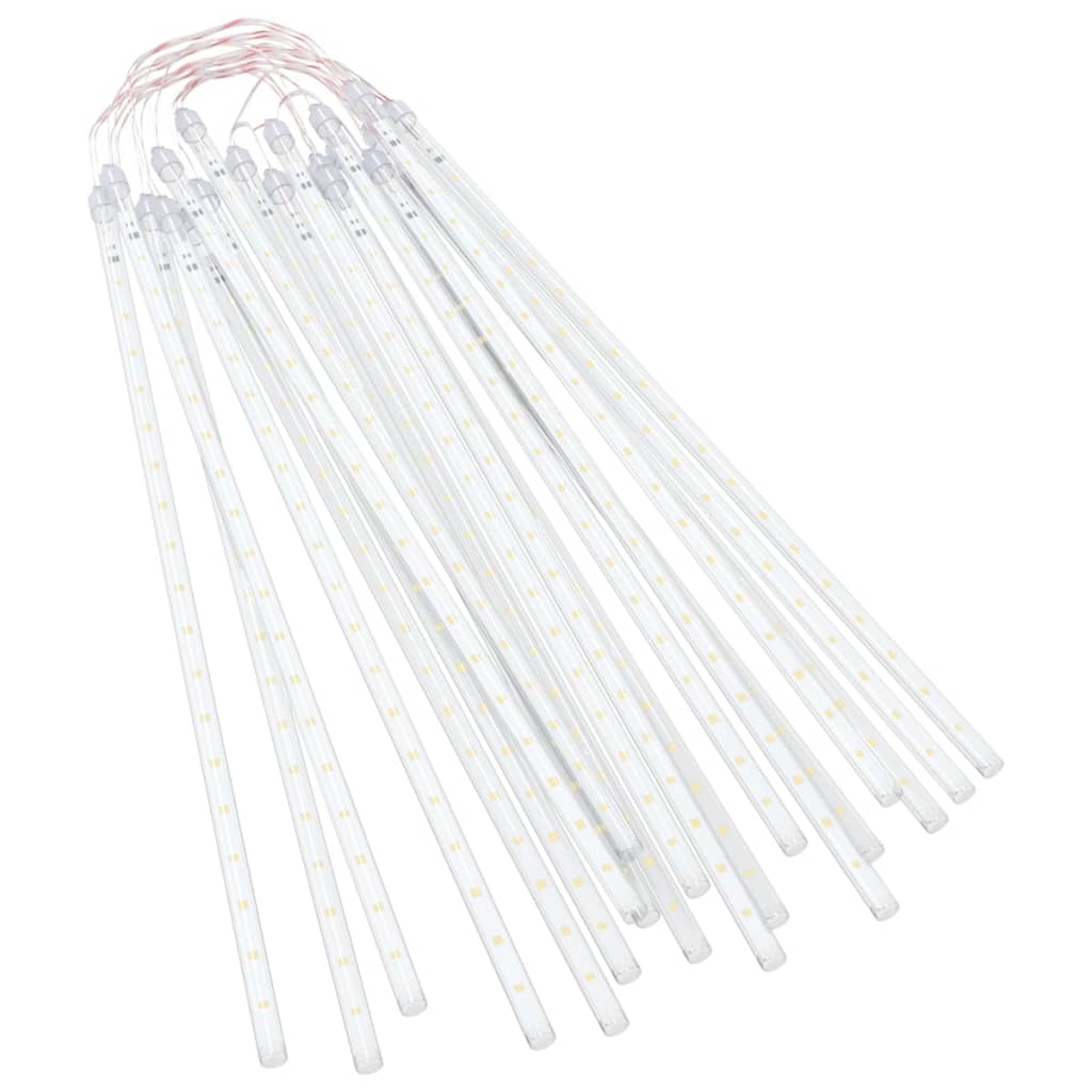 Luci Meteoriche 20 pz 50cm Bianco Caldo 720 LED Interni Esterni