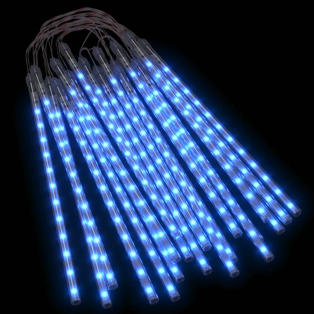 Luci Meteoriche 20pz 30cm Blu 480 LED Interni Esterni