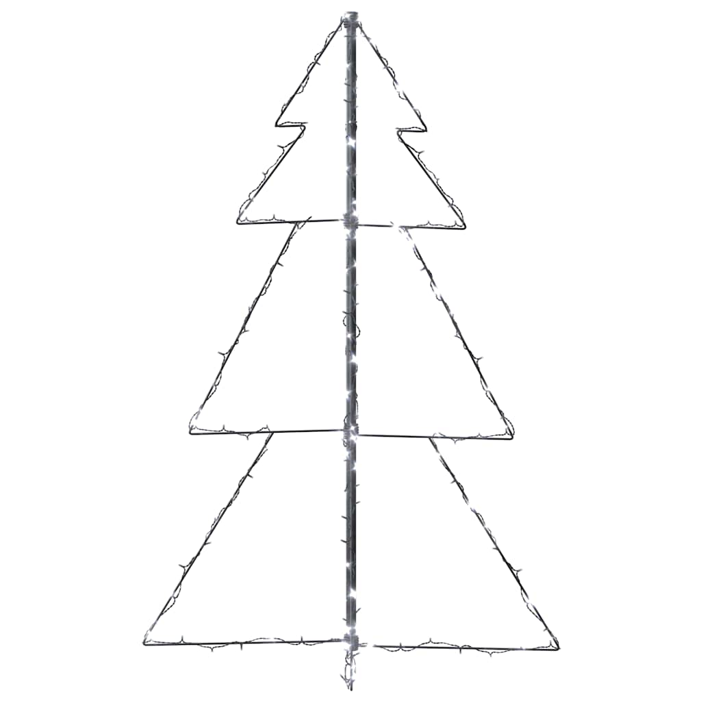 Albero di Natale a Cono 160 LED per Interni Esterni 78x120 cm