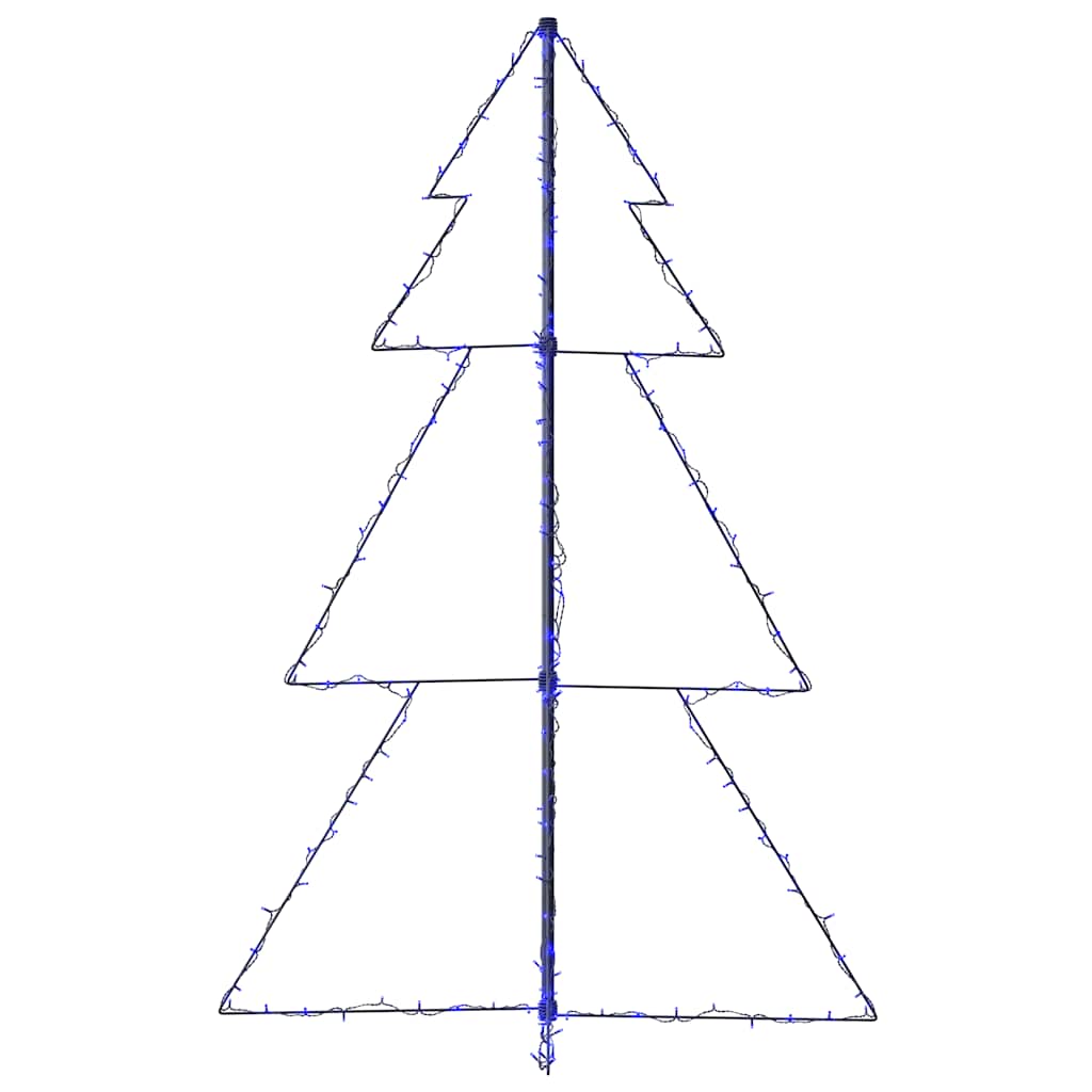 Albero di Natale a Cono 200 LED per Interni Esterni 98x150 cm
