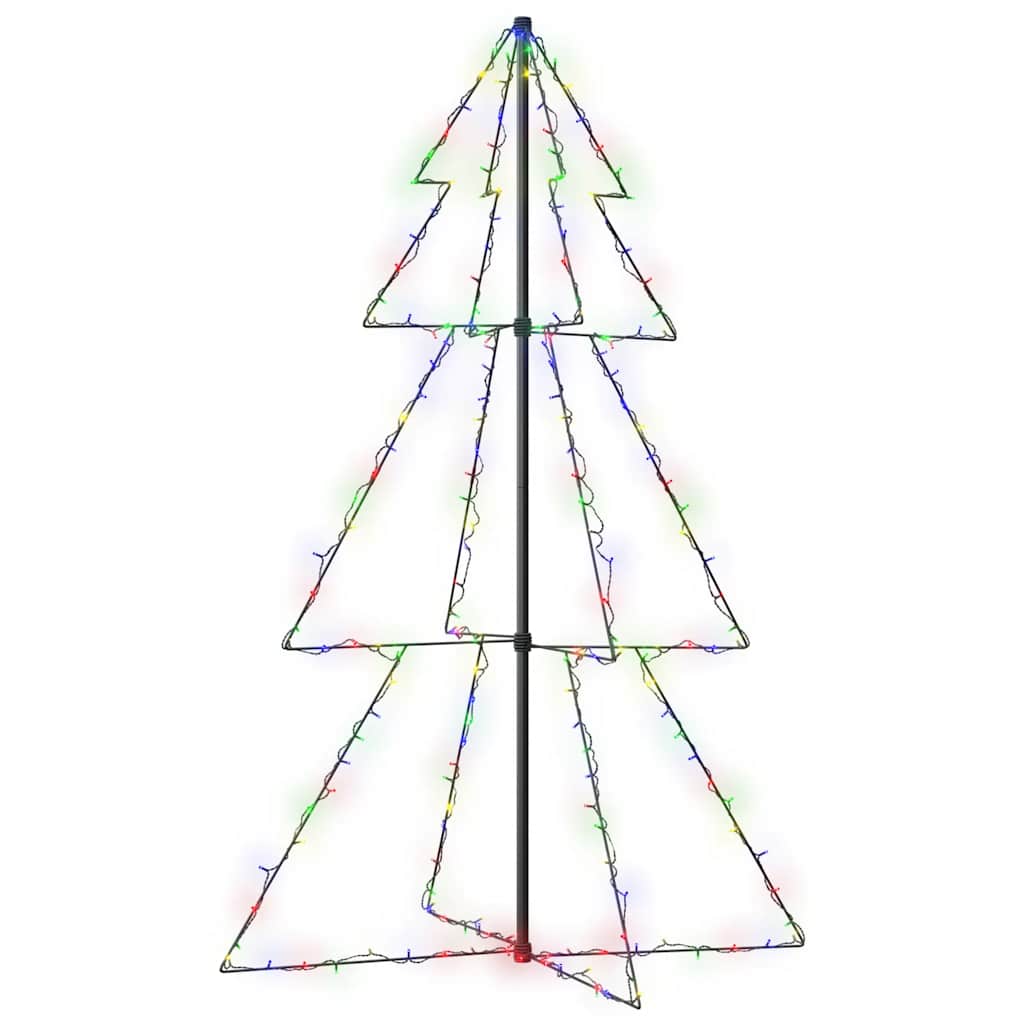 Albero di Natale a Cono 200 LED per Interni Esterni 98x150 cm