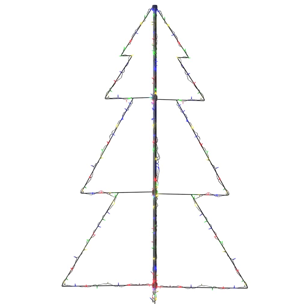 Albero di Natale a Cono 200 LED per Interni Esterni 98x150 cm