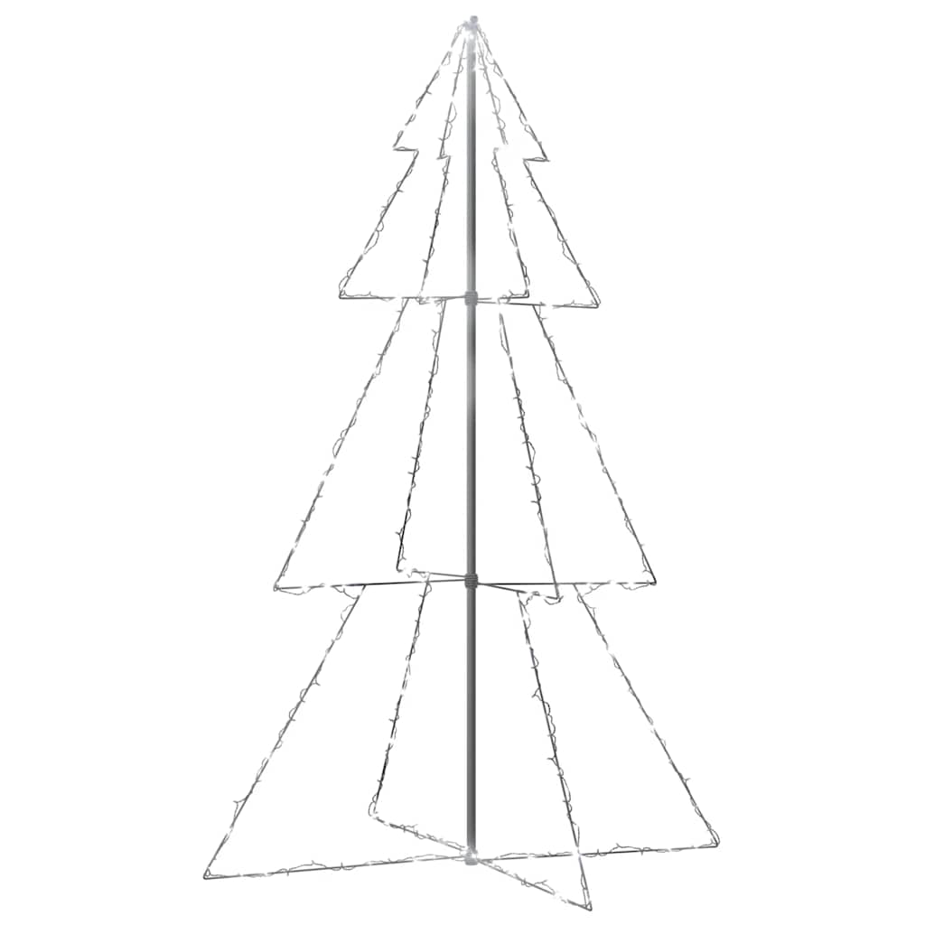 Albero di Natale a Cono 240 LED per Interni Esterni 118x180 cm
