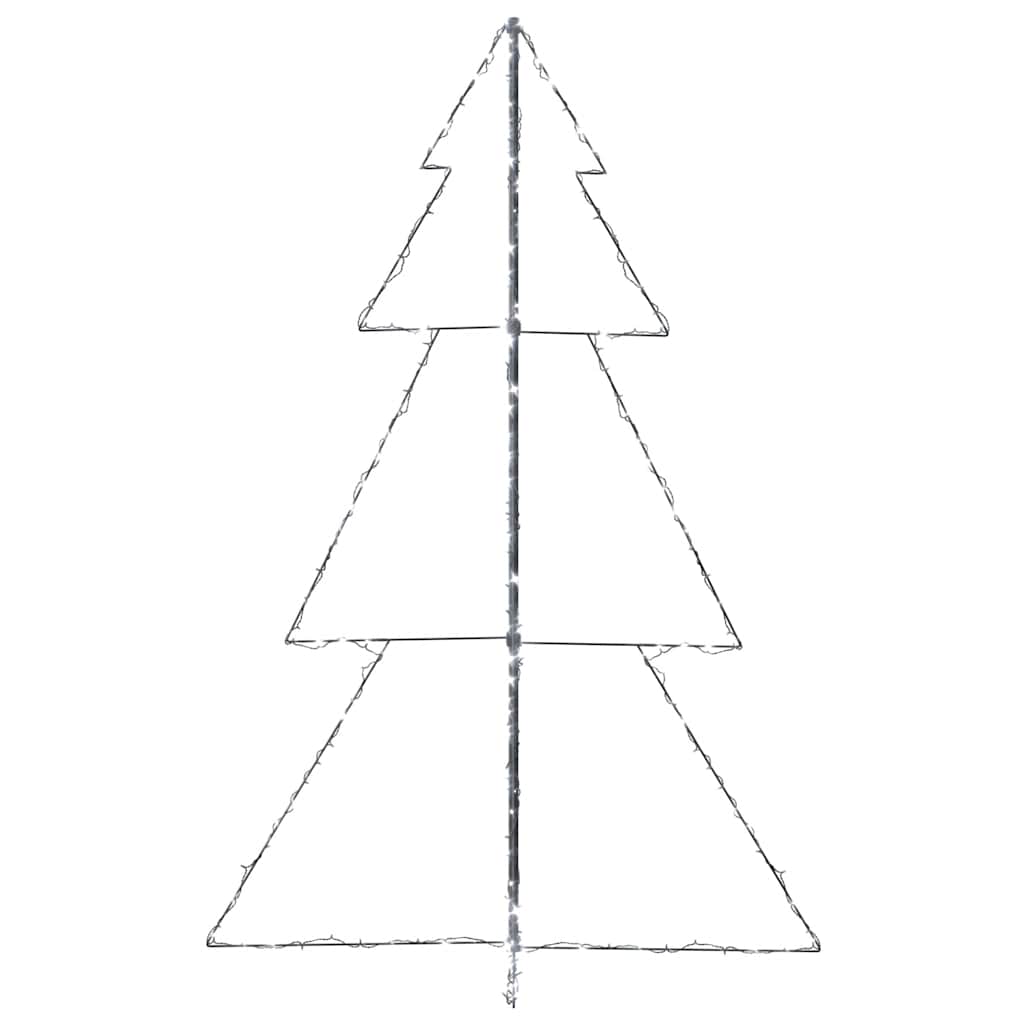 Albero di Natale a Cono 240 LED per Interni Esterni 118x180 cm