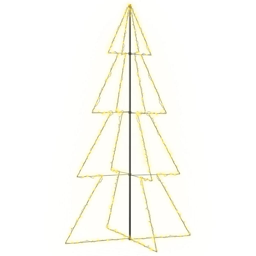 Albero di Natale a Cono 360 LED per Interni Esterni 143x250 cm