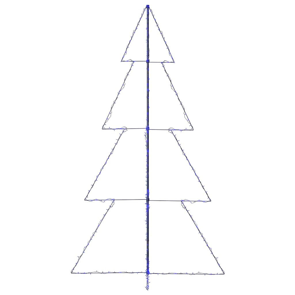Albero di Natale a Cono 360 LED per Interni Esterni 143x250 cm