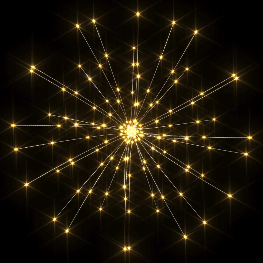 Luci di Natale Fuochi d'Artificio Bianco Caldo 20 cm 140 LED