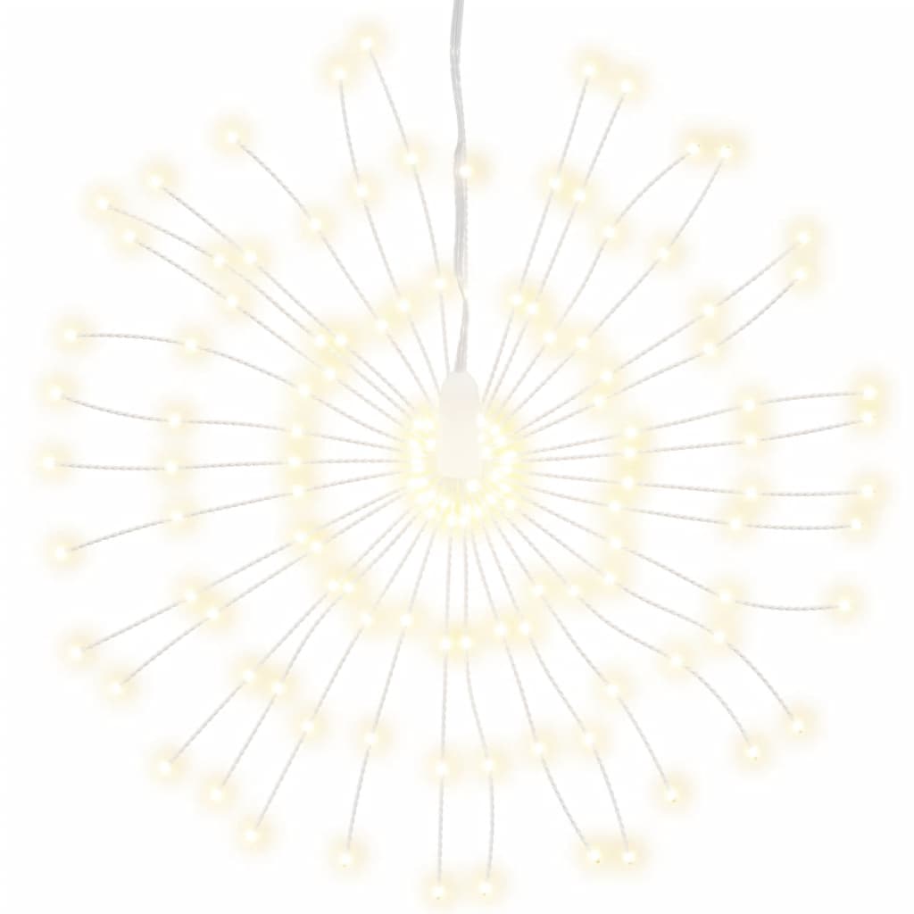 Luci di Natale Fuochi d'Artificio Bianco Caldo 20 cm 140 LED