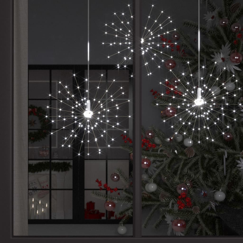 Luci di Natale Artifici Bianco Freddo 20 cm 140 LED