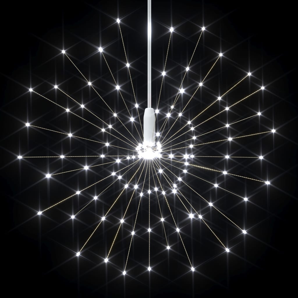 Luci di Natale Artifici Bianco Freddo 20 cm 140 LED