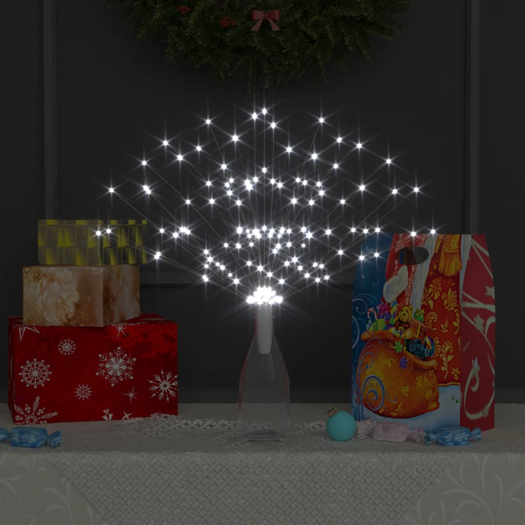 Luci di Natale Artifici Bianco Freddo 20 cm 140 LED