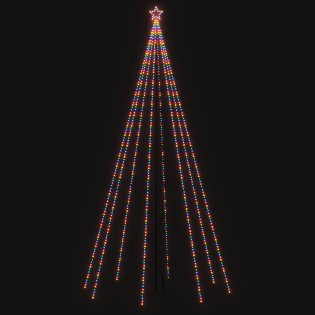 Luci Albero di Natale Interni Esterni 576 LED Multicolori 3,6 m