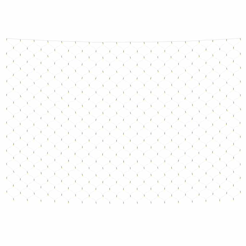 Luci di Natale Rete Bianco Caldo 3x2m 204 LED Interni Esterni